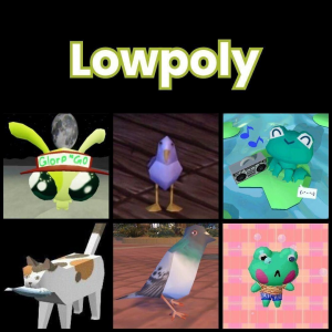 Zzzzz 1777647585lowpoly 1 — All Aesthetic/Subculture/Visual and Fashion genre option 215