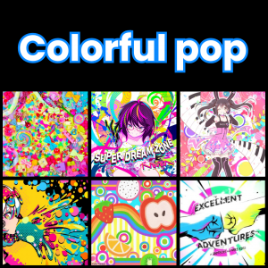 Zzzzz 1784321301colorful Pop — All Aesthetic/Subculture/Visual and Fashion genre option 96