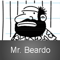 Mr Beardo — Diary of a Wimpy Kid characters option 31