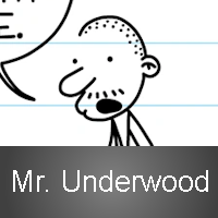 Mr Underwood — Diary of a Wimpy Kid characters option 33