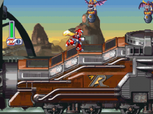 Mmx4 Militarytrain — Mega Man X Stages option 46