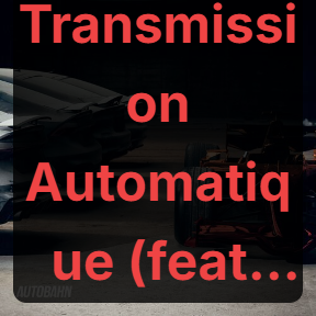 Autobahn 8 Transmission Automatique Feat So La Lune — SCH Discographie option 46