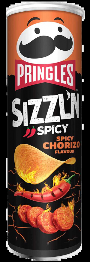 Prodimg 939919708483 Pringlesregularsizzlnspicychorizo Czolargecanmeghancompressedjpg — Danske Chips ca alle option 62