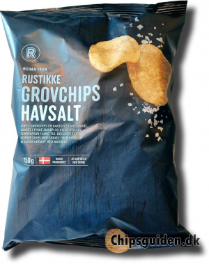 Rema1000 Rustikke Grovchips Havsalt Storcompressedjpg — Danske Chips ca alle option 64