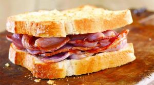 Bacon Butty — British foods option 2