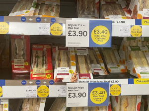 Tescos Meal Deal — British foods option 77