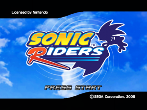 Sonicriderstitle — sonic title screens option 44