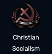 Christian Socialism — Most TNO ideologies with labels option 20
