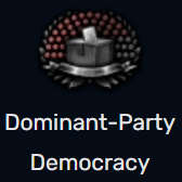 Dominant Party Democracy — Most TNO ideologies with labels option 31