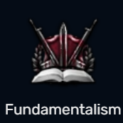 Funndamentalism — Most TNO ideologies with labels option 41