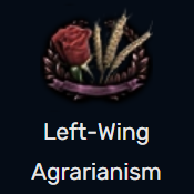 Left Wing Agrarianism — Most TNO ideologies with labels option 57