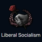Liberal Socialism — Most TNO ideologies with labels option 62