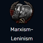Marxist Leninism — Most TNO ideologies with labels option 67