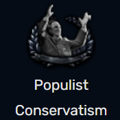 Populist Conservatism — Most TNO ideologies with labels option 91