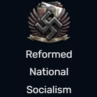 Reformed National Socialism — Most TNO ideologies with labels option 100