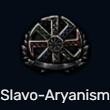 Slavo Aryanism — Most TNO ideologies with labels option 111