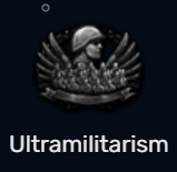 Ultramilitarism — Most TNO ideologies with labels option 128