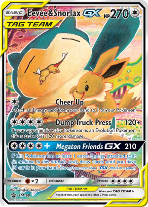 Smpsm169eeveesnorlaxgxjpg — Rank EVERY Tag Team GX Alternate Art Pokémon Card option 11