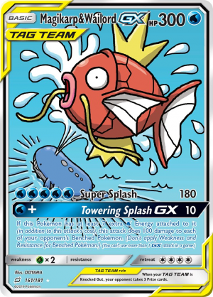 Teu161magikarpwailordgxjpg — Rank EVERY Tag Team GX Alternate Art Pokémon Card option 21