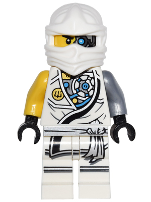Zane Tournament Robe Battle Damagepng — Ninjago Zane Minifigures option 38