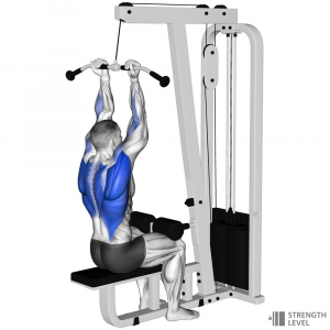 Reverse Grip Lat Pulldown — Gym exercises option 51