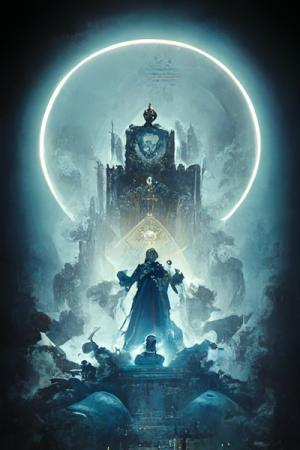 Nanidestiny2artposteremptythroneintricatedetailedblackfe9af846 309e 4de5 A2b0 717ce4a2c016png — 12 Miles Below - Book cover tempaltes option 7