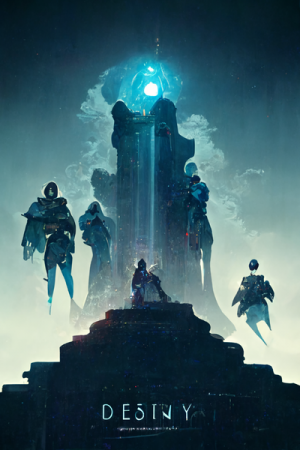 Nanidestiny2artpostersmallgroupofknightslookingatdis82b110d9 B1ec 4812 Bc06 4954eb3b61b1png — 12 Miles Below - Book cover tempaltes option 9
