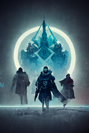 Nanidestiny2conceptartbannerastronaughtswalkingthrough466dc71c Dbff 4242 B0a0 Aa580b5b7a01png — 12 Miles Below - Book cover tempaltes option 13