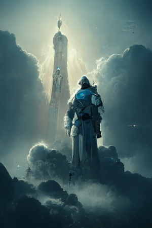 Nanidestiny2conceptartposterastronautstandingbeforeame5dcd432 5a67 43cc 91d0 Bcad5a6a15d2 1png — 12 Miles Below - Book cover tempaltes option 20