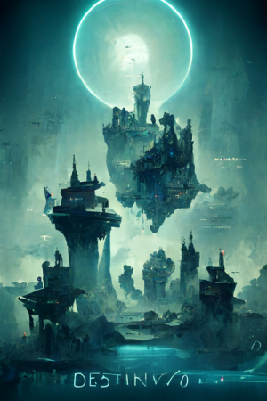 Nanidestiny2conceptartposterfloatingcitywithcrumblingd171bffe 3511 4c64 Ad4a Eeb896f8bf0fpng — 12 Miles Below - Book cover tempaltes option 21
