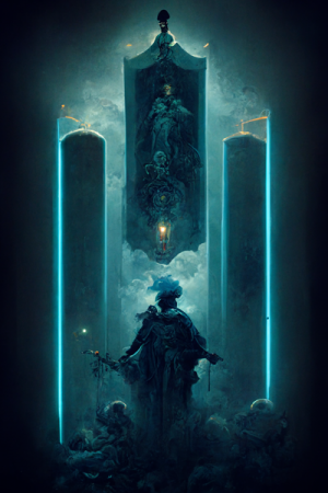 Nanisevenmetalpillarsfloatingbehindawarlockdestiny2ar753ea165 3c34 49b7 B6af F68d2ad83b3cpng — 12 Miles Below - Book cover tempaltes option 26