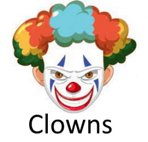Clownjfif — Phobia and Fears List option 21