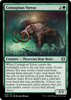 0175contagious Vorracpng — Phyrexia: All Will Be One - Compleat Card Set option 175