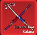 Cursed Dual Katanapng — Blox Fruits swords update 17.3 option 4