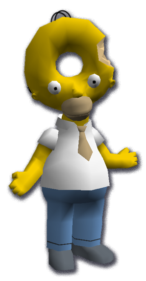 Hdonutpng — The Simpsons: Hit & Run Costumes option 10