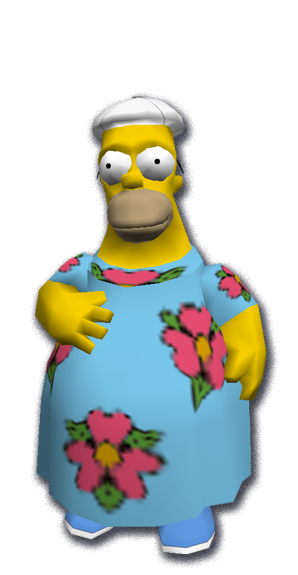 Hfatpng — The Simpsons: Hit & Run Costumes option 12