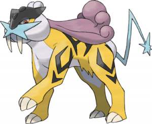 375px Raikou Hgsspng — Pokémon Légendaire, Fabuleux et U-Chimères (1G - 9G) option 93