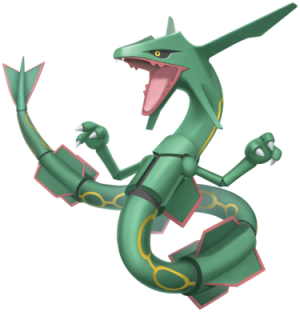 375px Rayquaza Depspng — Pokémon Légendaire, Fabuleux et U-Chimères (1G - 9G) option 94