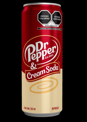 Dr Pepper Cream Soda 355 Ml — Bebidas consumidas en Mexico option 33