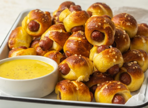 Mini Pretzel Dogsjpg — Appetizers of All Flavors option 14