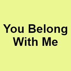 8 You Belong With Mepng — Taylor Swift - Eras Tour Setlist option 41