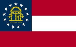 Flagofgeorgiausstatesvg — USA State/Territory Flags (new UT and MS flags) option 10