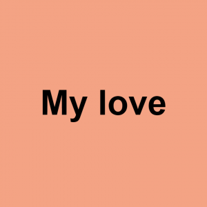 S/O terms of endearment — option 58