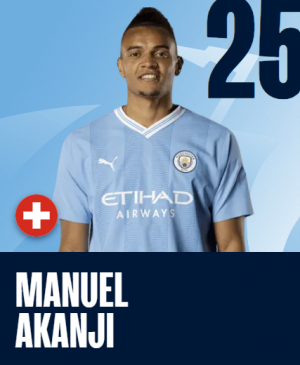 Akanji — Manchester City Squad July 2023 option 1