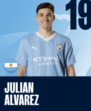 Alvarez — Manchester City Squad July 2023 option 3