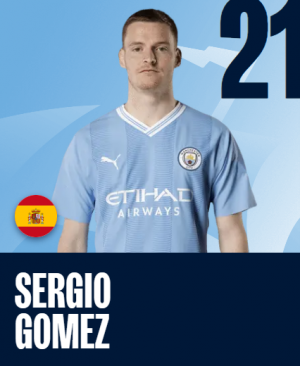 Gomez — Manchester City Squad July 2023 option 10
