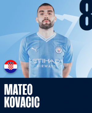 Kovacic — Manchester City Squad July 2023 option 13