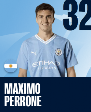 Perrone — Manchester City Squad July 2023 option 19