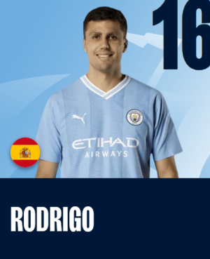Rodri — Manchester City Squad July 2023 option 21