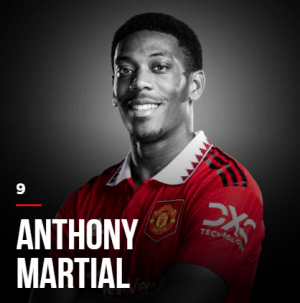 Martial — Manchester United Squad June 2023 option 21